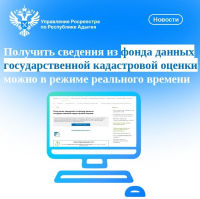 Получить сведения из фонда данных государственной кадастровой оценки можно в режиме реального времени