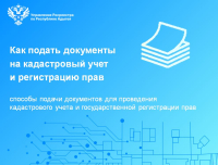 Как подать документы на кадастровый учет и регистрацию прав