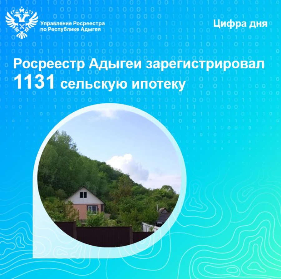 Росреестр Адыгеи зарегистрировал 1131 сельскую ипотеку | 27.06.2024 |  Новости Майкопа - БезФормата